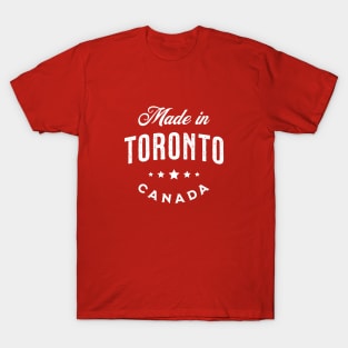 Made In Toronto, Canada - Vintage Logo Red T-Shirt